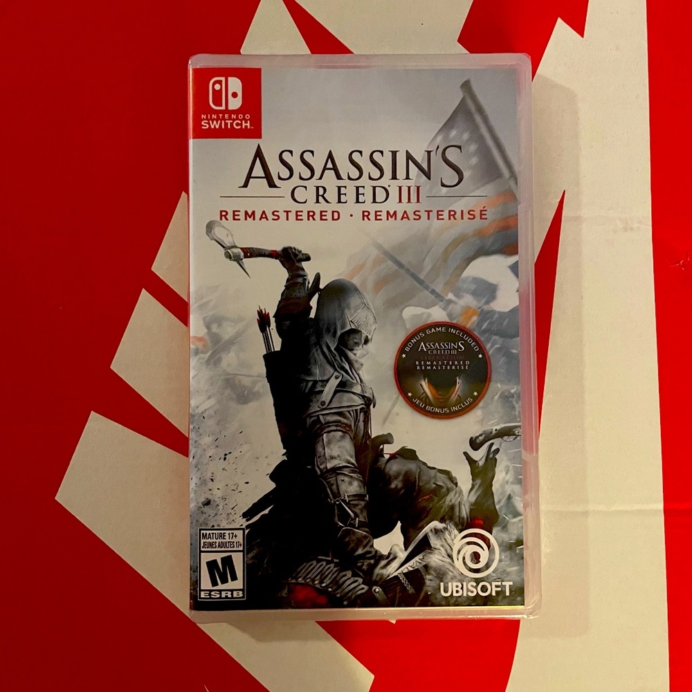 Assassin’s Creed 3 Remastered Video Game NEW!!!